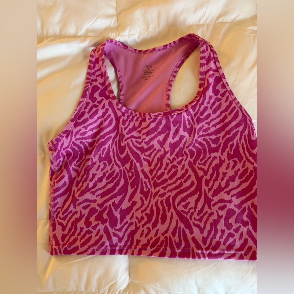 Fleo Racerback Crop Tank - Fitted